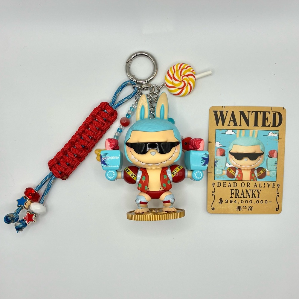 The Monsters x One Piece Handmade Bag Charm - Franky